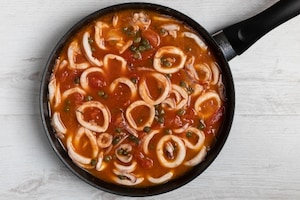 Preparazione Calamari al sugo - Fase 2