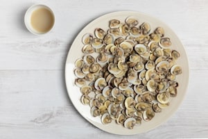 Preparazione Fregula con arselle - Fase 1