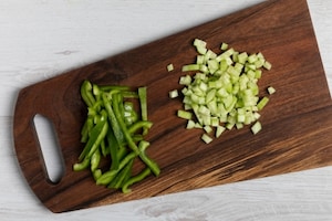 Preparazione Insalata greca - Fase 1