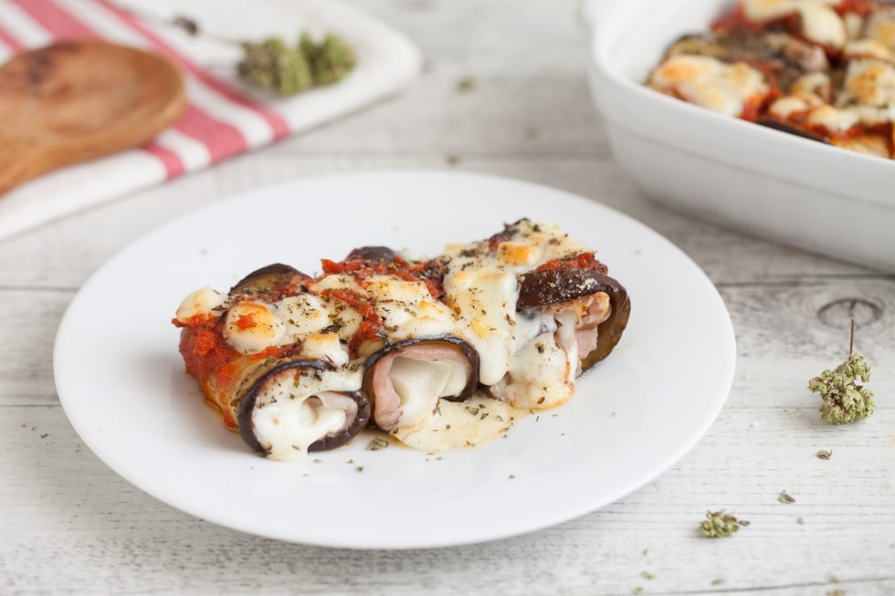 Involtini di melanzane al forno ricetta