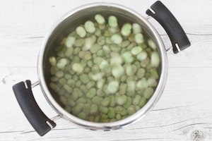 Preparazione Pasta con le fave - Fase 1