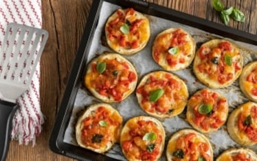 Pizzette di melanzane bianche