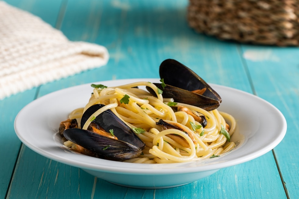 Spaghetti con le cozze ricetta