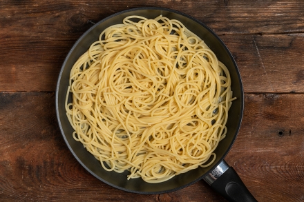 Preparazione Spaghetti con le cozze - Fase 3 Preparazione Spaghetti con le cozze - Fase 3