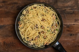 Preparazione Spaghetti con le cozze - Fase 3