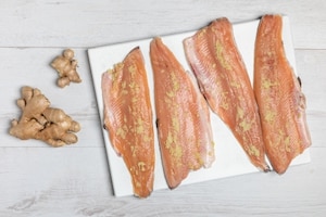 Preparazione Trota al forno allo zenzero - Fase 1