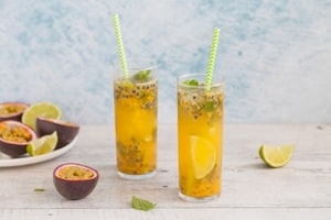 Preparazione Virgin mojito al frutto della passione - Fase 2