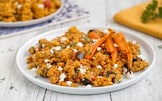 Bulgur con verdure e feta