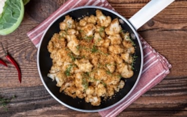 Cavolfiore in padella con pangrattato e acciughe