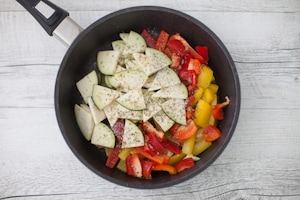 Preparazione Cous cous freddo con verdure - Fase 2