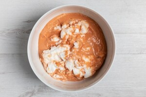 Preparazione Pancake salati al pomodoro, avocado e gamberetti - Fase 2