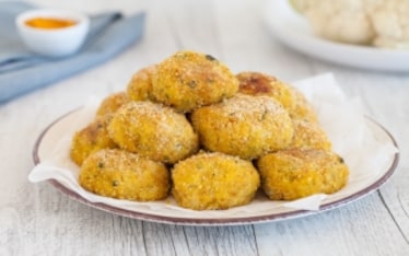 Polpette di cavolfiore al curry 