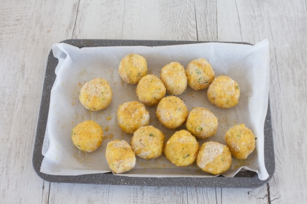 Preparazione Polpette di cavolfiore al curry  - Fase 3 Preparazione Polpette di cavolfiore al curry  - Fase 3