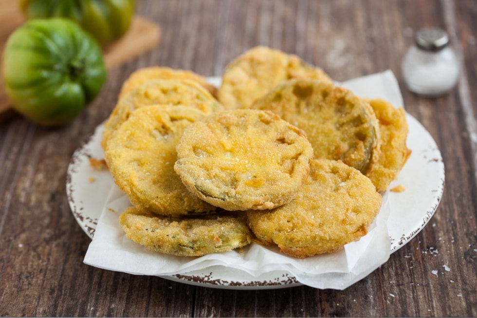 Pomodori verdi fritti ricetta