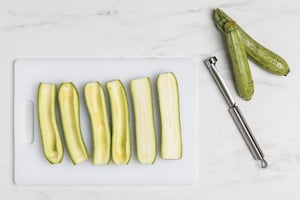 Preparazione Zucchine ripiene di carne - Fase 2