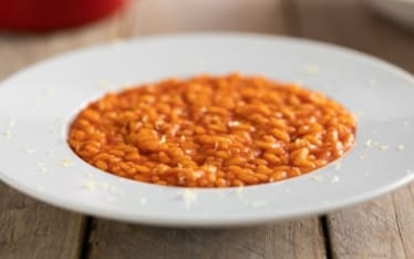 Risotto al concentrato di pomodoro