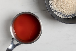 Preparazione Risotto al concentrato di pomodoro - Fase 1
