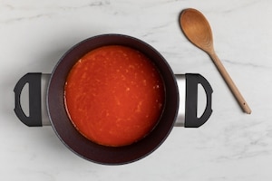 Preparazione Risotto al concentrato di pomodoro - Fase 2