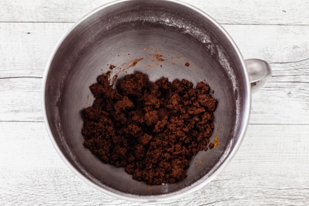 Preparazione Biscotti al cioccolato con Nutella - Fase 1 Preparazione Biscotti al cioccolato con Nutella - Fase 1