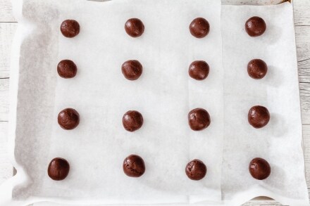 Preparazione Biscotti al cioccolato con Nutella - Fase 2
