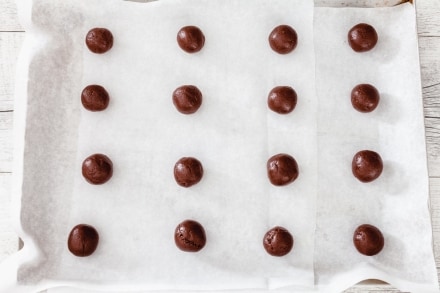 Preparazione Biscotti al cioccolato con Nutella - Fase 2