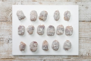 Preparazione Bocconcini di pollo al radicchio e gorgonzola - Fase 3