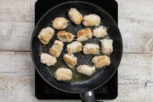 Preparazione Bocconcini di pollo al radicchio e gorgonzola - Fase 3