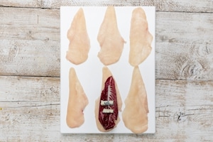 Preparazione Bocconcini di pollo al radicchio e gorgonzola - Fase 2