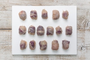 Preparazione Bocconcini di pollo al radicchio e gorgonzola - Fase 2