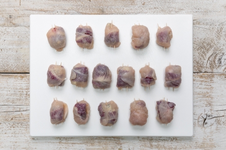 Preparazione Bocconcini di pollo al radicchio e gorgonzola - Fase 2 Preparazione Bocconcini di pollo al radicchio e gorgonzola - Fase 2