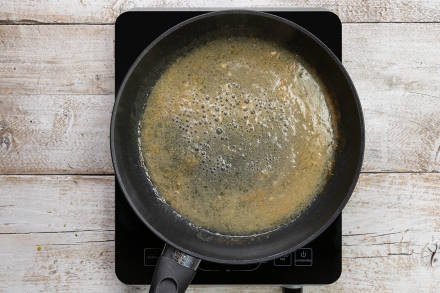 Preparazione Bocconcini di pollo al radicchio e gorgonzola - Fase 4 Preparazione Bocconcini di pollo al radicchio e gorgonzola - Fase 4