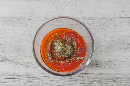 Preparazione Pizzette di zucca - Fase 2 Preparazione Pizzette di zucca - Fase 2