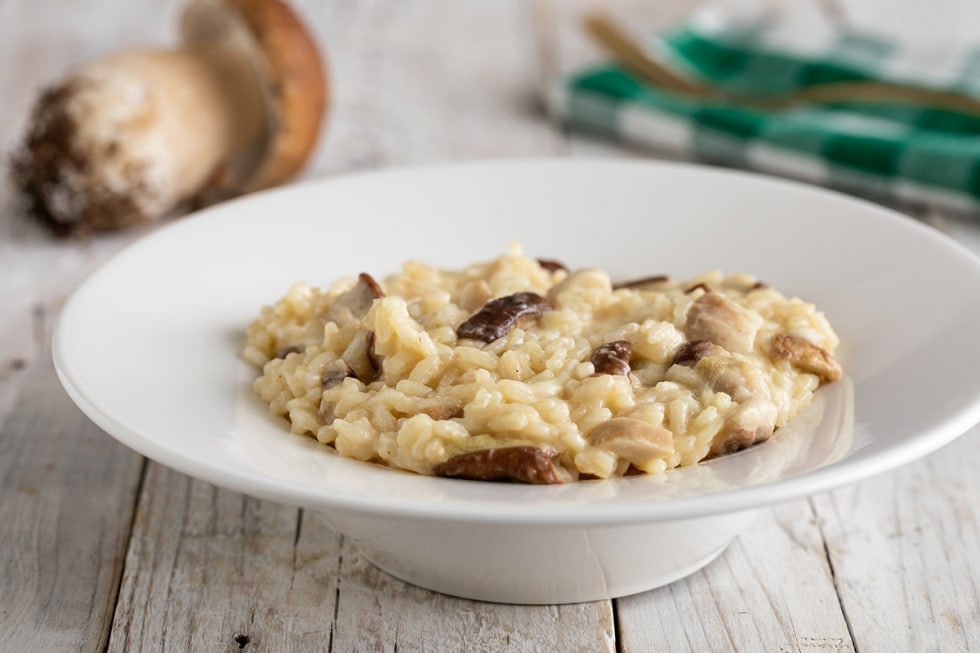 Risotto filante ai porcini ricetta