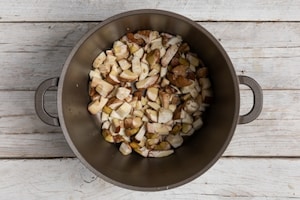 Preparazione Risotto filante ai porcini - Fase 1