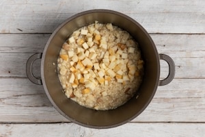 Preparazione Risotto filante ai porcini - Fase 3