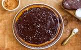 Crostata al cioccolato e burro di arachidi 