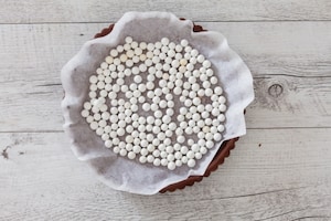 Preparazione Crostata al cioccolato e burro di arachidi  - Fase 2