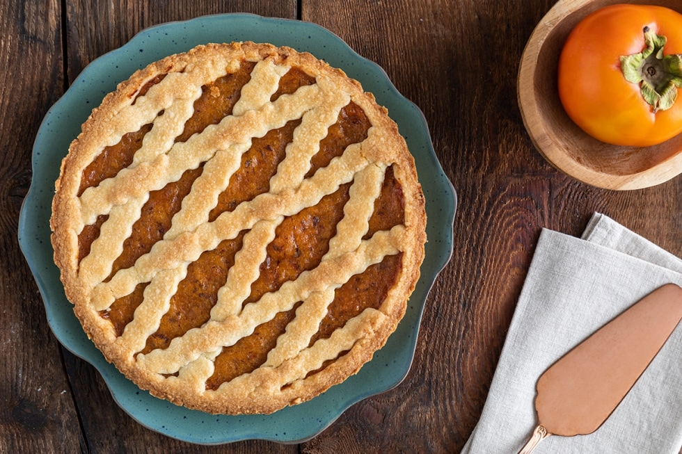 Crostata di cachi ricetta