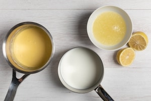 Preparazione Crostata mousse al tris di agrumi - Fase 1