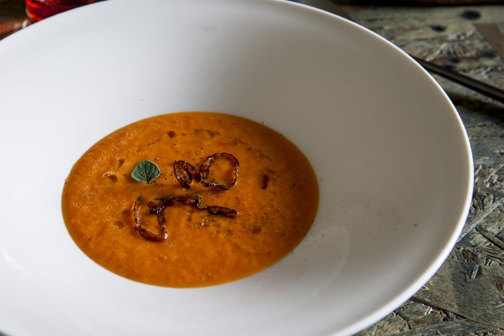 Gazpacho di melone bianco e retato ricetta