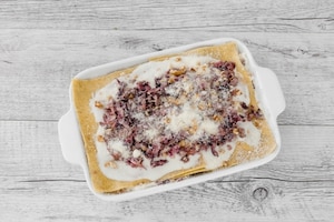 Preparazione Lasagne rustiche al radicchio e salsiccia  - Fase 5