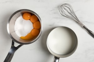 Preparazione Parfait monoporzione alle castagne - Fase 1