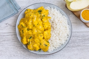 Preparazione Pollo cremoso alla curcuma e Skyr - Fase 4