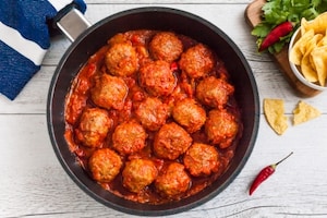 Preparazione Polpette speziate con salsa tex-mex - Fase 5