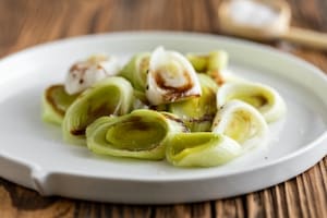 Preparazione Porri all'aceto balsamico - Fase 2