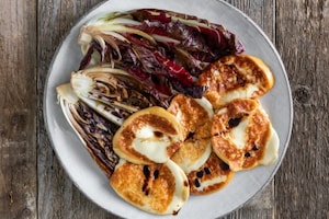 Preparazione Radicchio e scamorza in padella con aceto balsamico - Fase 3