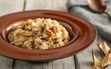 Risotto ai funghi e salsiccia