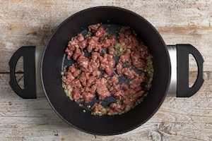 Preparazione Risotto ai funghi e salsiccia - Fase 2