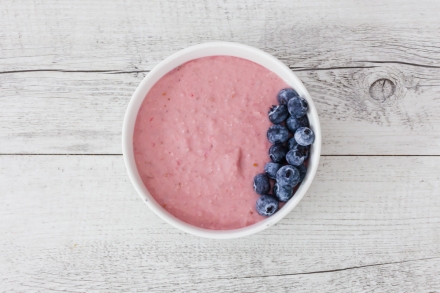 Preparazione Smoothie bowl d’autunno - Fase 2 Preparazione Smoothie bowl d’autunno - Fase 2