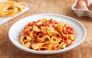 Tagliatelle al prosciutto crudo